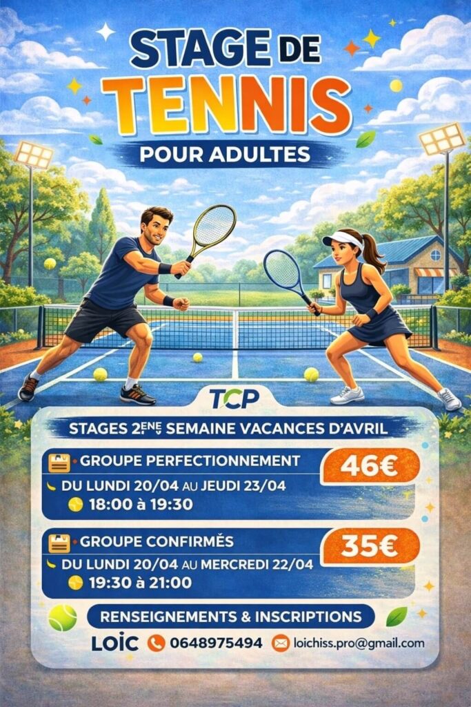 Stage Tennis Adulte