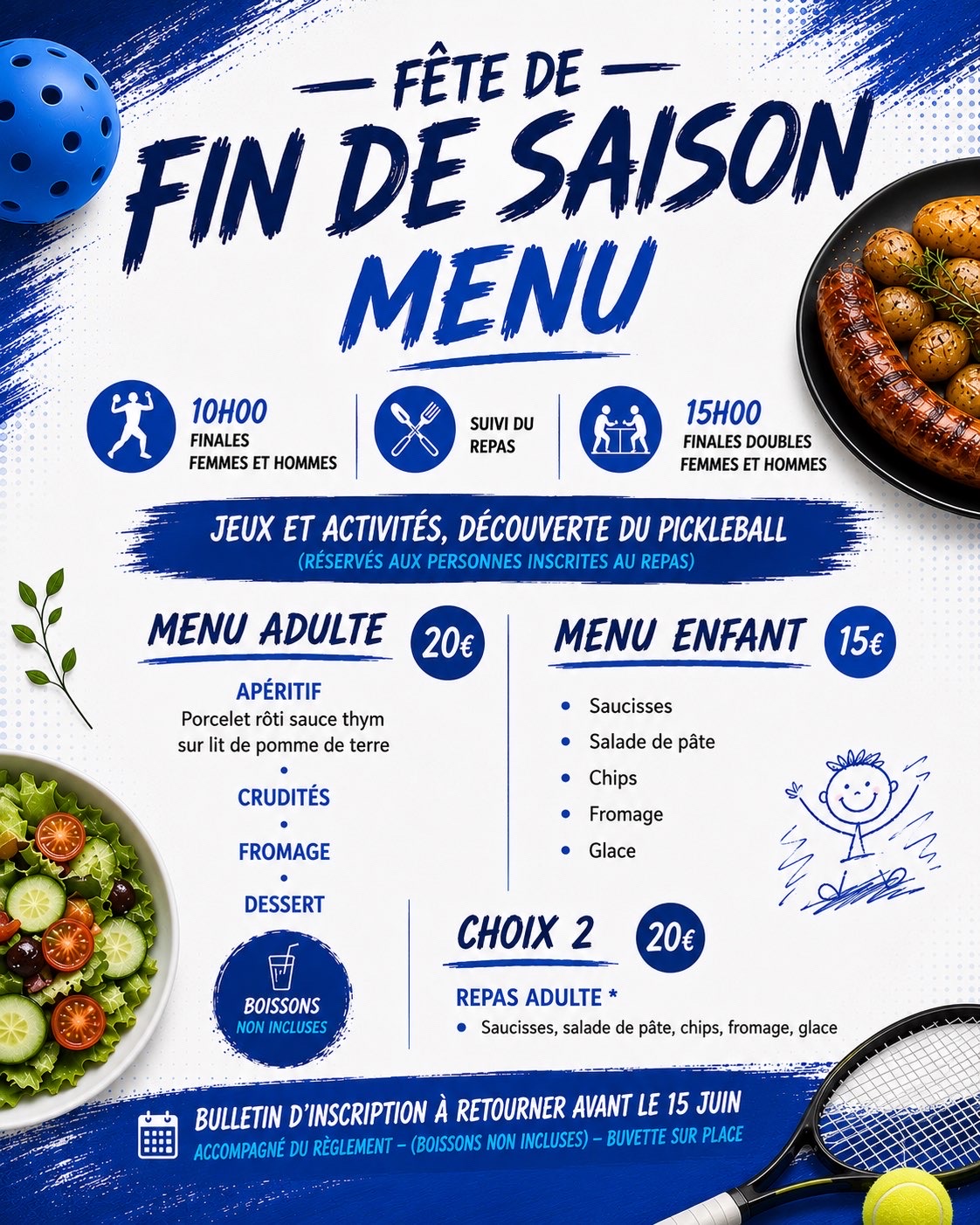 Menu Fin de Saison